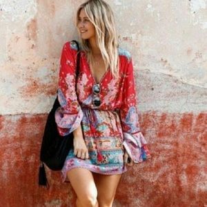 Spell VINTAGE Lotus Ruby Playdress M